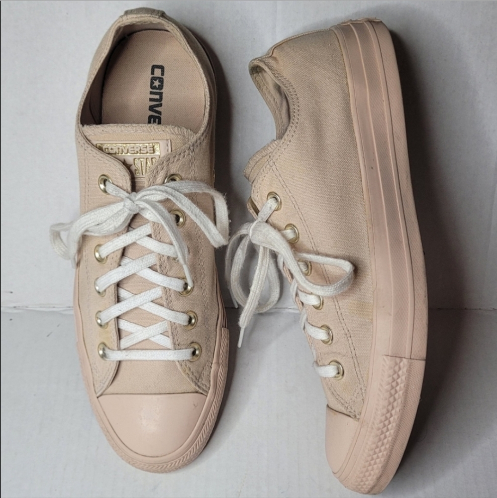 Converse Beige and White Women's Sneakers